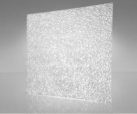 clear cracked ice sheet fluorescent light diffuser and cover for broken or damaged ceiling lights