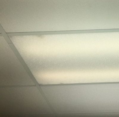 white ceiling panel docorative