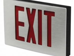 exit sign for replacement light covers