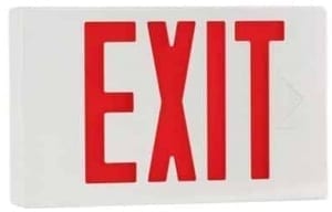 thermoplastic exit sign