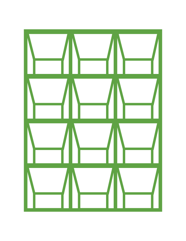 Parabolic Louvers fluorescent light cover and diffuser for broken and damaged light covers