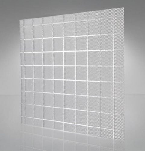 prismatic square light cover or diffuser for fluorescent broken or damaged