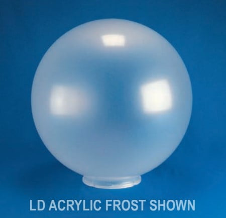Frost lamp post globe