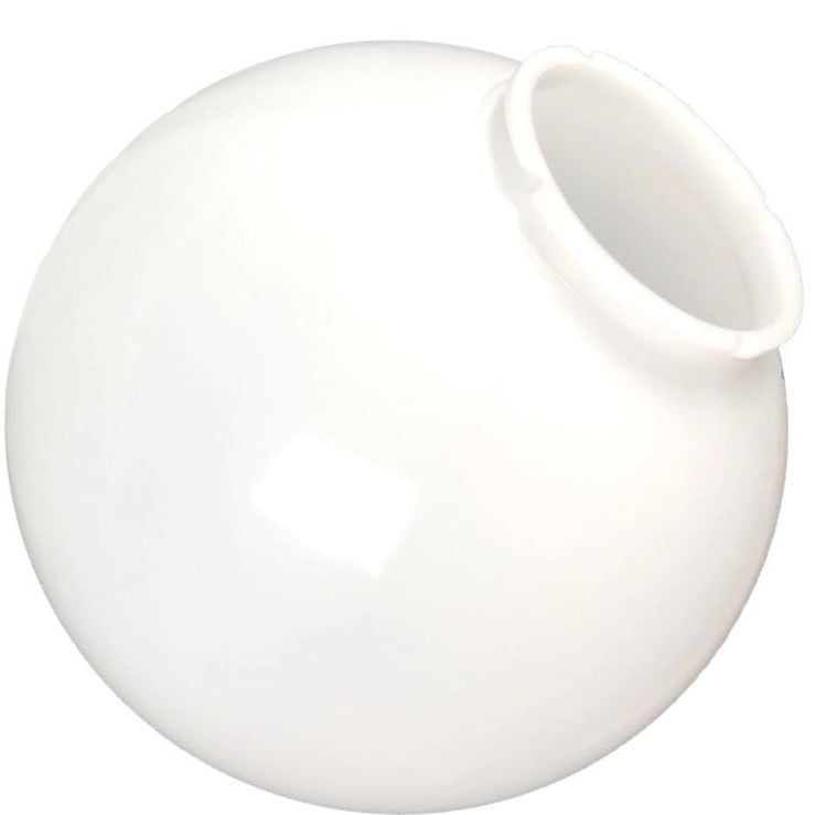 16 Globe Acrylic Lamp Post Globe Smooth Texture 5.91 OD