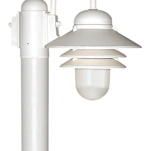 outdoor post lantern white fixture