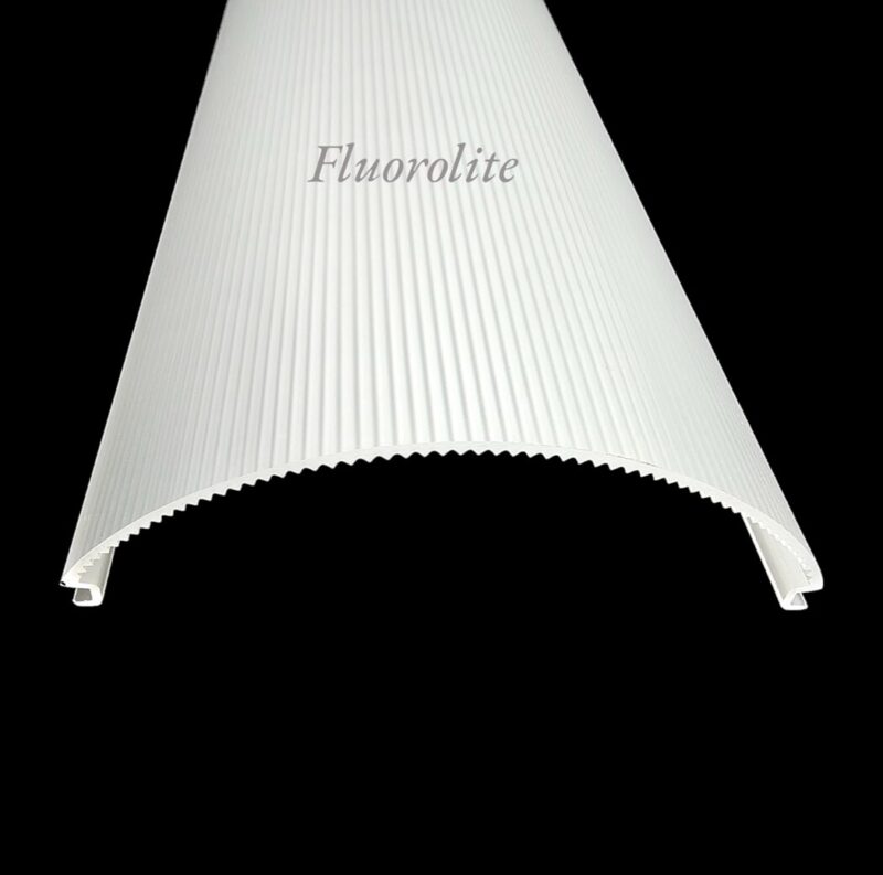frosted ribbed light cover 48"