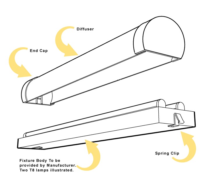 vanity light lens