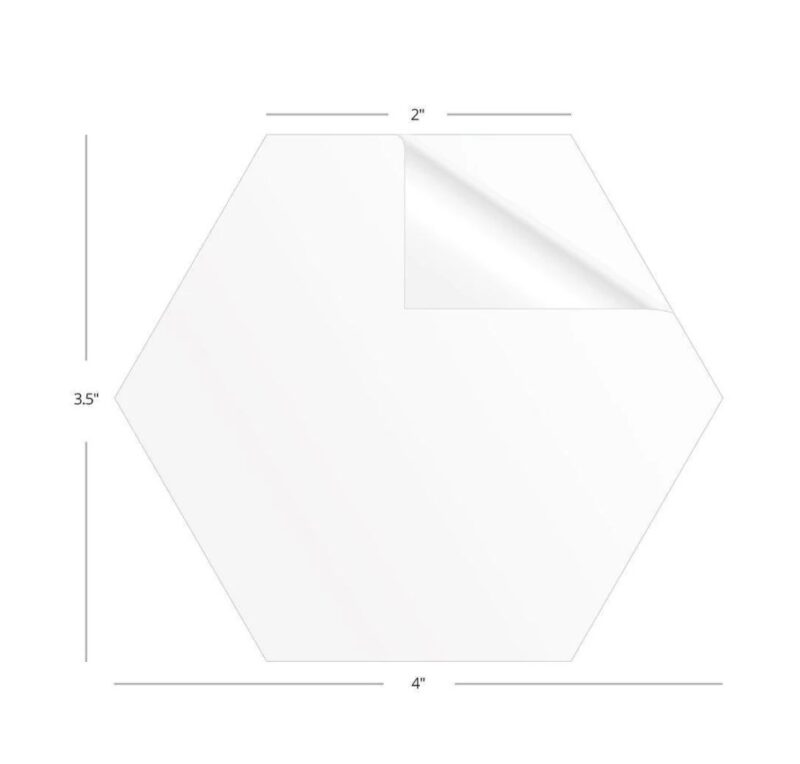 hexagon clear plexi glass