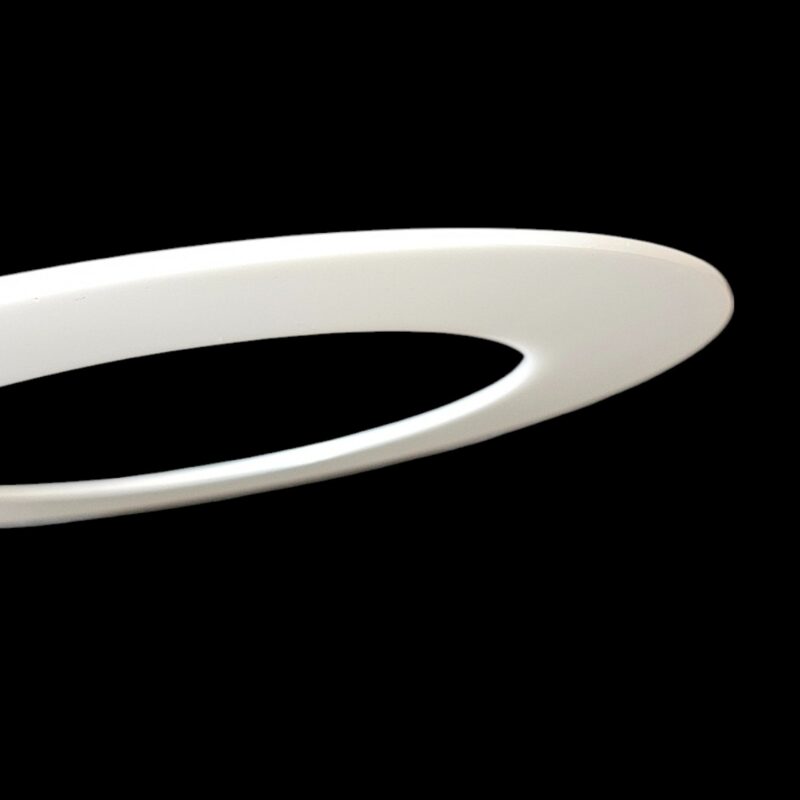 0.125" plexi glass round disc with hole