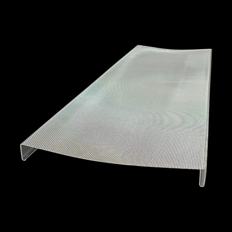wraparound fixture lens