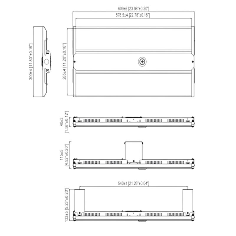 retrofit linear high bay led kit