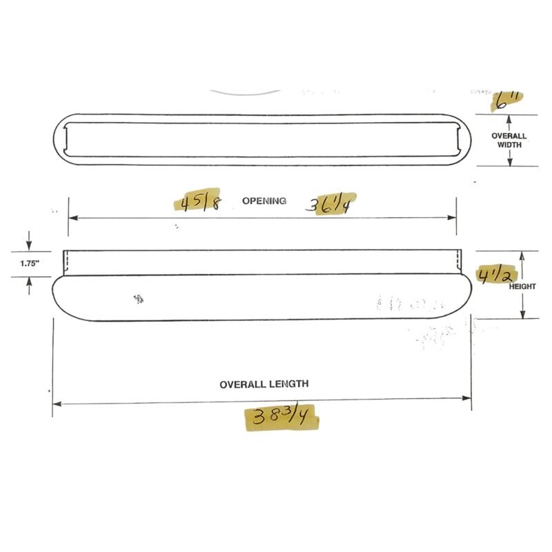 f 6087 puff lens 3 feet long