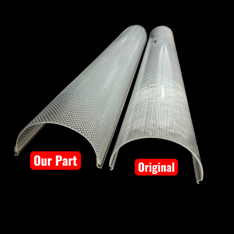 replacement 4ft fluorescent light covers