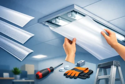 Fluorescent Light Shade Replacement Tips